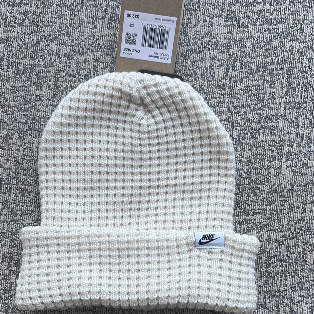 Nike Off-White Waffle Knit Beanie